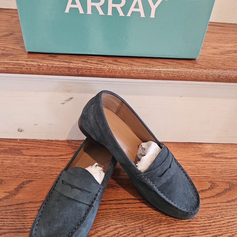 Array Men's Blue Loafers - Picture 8 of 10